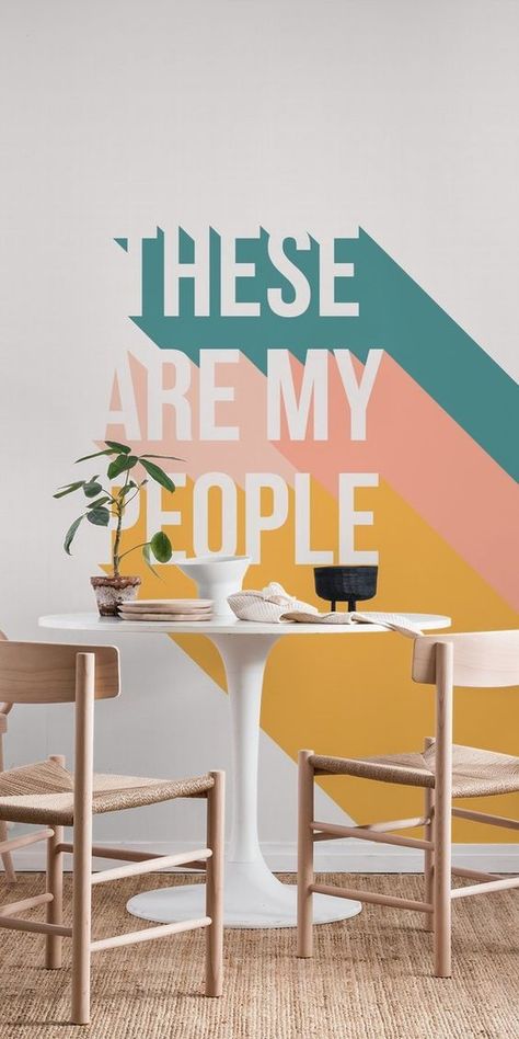 My People Wallpaper, People Wallpaper, Office Mural, Office Wall Design, Graphisches Design, Wall Murals Painted, 카드 디자인, Wall Mural Wallpaper, My People