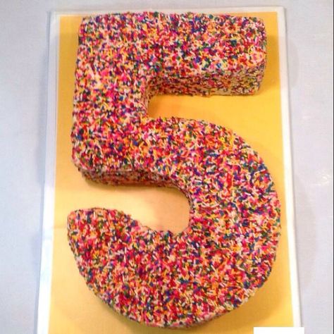 Number 5 Rainbow Cake, Number Five Cake, Five Birthday Cake, Number 5 Birthday Cake, Number 5 Cake, Helicopter Cake, Novelty Cupcakes, Sprinkles Birthday Party, 5 Cake