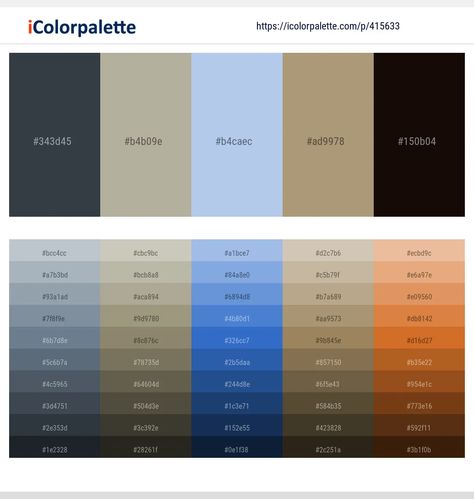 Colors included in this palette similar to Brown, Dark Gray, Dark Gray / smoked, Dark Gray and Light Blue, Dark Gray and Rosy Brown, Dark Gray and Saddle Brown, Dark Slate Gray, Dark Slate Gray and Dark Gray, Dark Slate Gray and Light Blue, Dark Slate Gray and Rosy Brown, Dark Slate Gray and Saddle Brown, . Download color palette as Pdf, Adobe swatch and more. Blue And Brown Color Scheme, Blue Color Pallet, Run Logo, Brown Color Scheme, Turquoise Color Palette, Dark Sea Green, Orange Color Palettes, Brown Color Schemes, Light Steel Blue