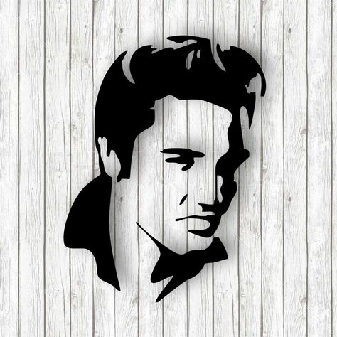 Elvis Svg, Elvis Presley Svg, Handmade Wall Decor, Painted Mugs, Clay Pot Crafts, Horse Drawings, Scroll Saw Patterns, Making Cards, Tattoos With Meaning