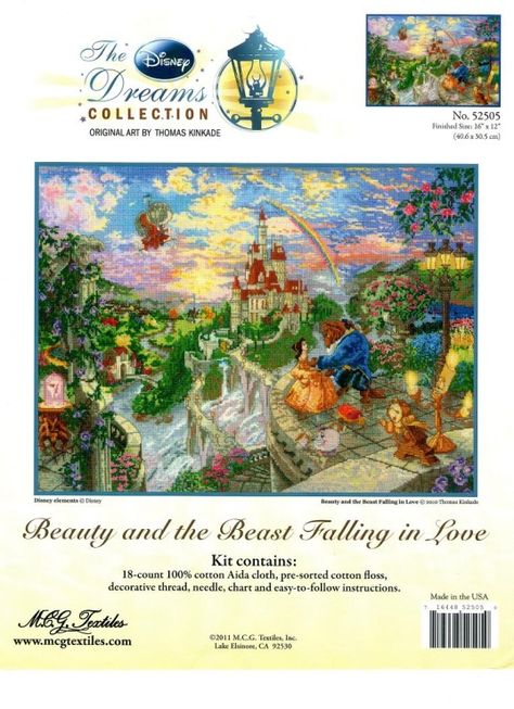 Gallery.ru / Фото #18 - 850 - love-cross-stitch Thomas Kinkade Cross Stitch Patterns, Beauty And The Beast Cross Stitch, Cross Stitch Patterns Free Disney, Thomas Kinkade Disney, Cross Stitch Gallery, Dimensions Cross Stitch, Love Cross Stitch, Fantasy Cross Stitch, Disney Cross Stitch Patterns