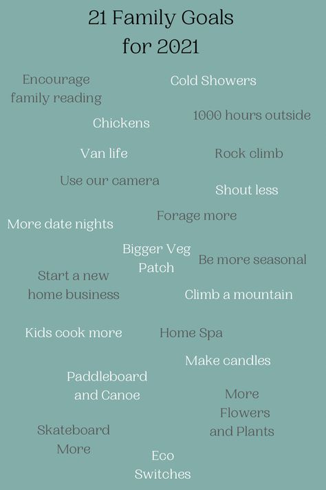 Kick off the gear with some fun, aspiring and achievable goals for your family #goalsetting #familygoals #parenting Family Goals List, Family Goal Setting, Sensory Play Dough, Goals For The Year, Goals List, Achievable Goals, Goal List, Family Reading, Cold Shower