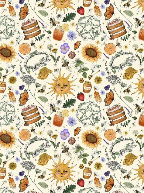 "Litha Pattern- Cream" Scarf by klee1214 | Redbubble Cream Scarf, House Landscaping, Design Landscape, Green Spring, Scarf Pattern, Lawn Care, Hd Wallpapers, Landscape Design, Landscaping