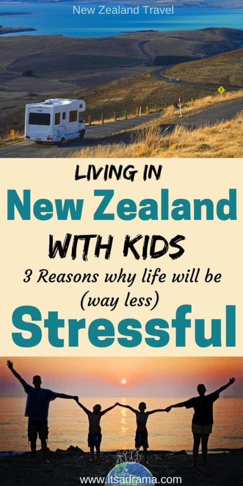 New Zealand travel. Living in New Zealand with kids? Moving to New Zealand & worried about how life down under is with children? Check out this post and find out 3 reasons why life will be better! #newzealandtravel #expat #newzealand #expatlife Funny Tips, Moving To New Zealand, Living In New Zealand, Visit New Zealand, New Zealand Houses, Kids Moves, Mystery Of History, Expat Life, New Zealand Travel