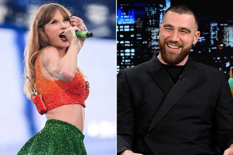 Travis Kelce Surprises Taylor Swift During Her 'Eras' Show In Dublin https://iconichipster.com/travis-kelce-surprises-taylor-swift-during-her-eras-show-in-dublin/ #ErasTour #TaylorSwift #TravisKelce Girlfriend Taylor Swift, Aviva Stadium, Eva Amurri, August Taylor, Luther Vandross, Celebrity Music, Travis Kelce, Entertainment Music, Julia Roberts