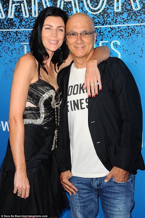 Defiant ones: At 38, the British beauty is 26 years younger than her second husband, billionaire record producer Jimmy Iovine Jimmy Iovine, Liberty Ross, Carpool Karaoke, Img Models, Blue Carpet, First Anniversary, Hailey Baldwin, Launch Party, Years Younger