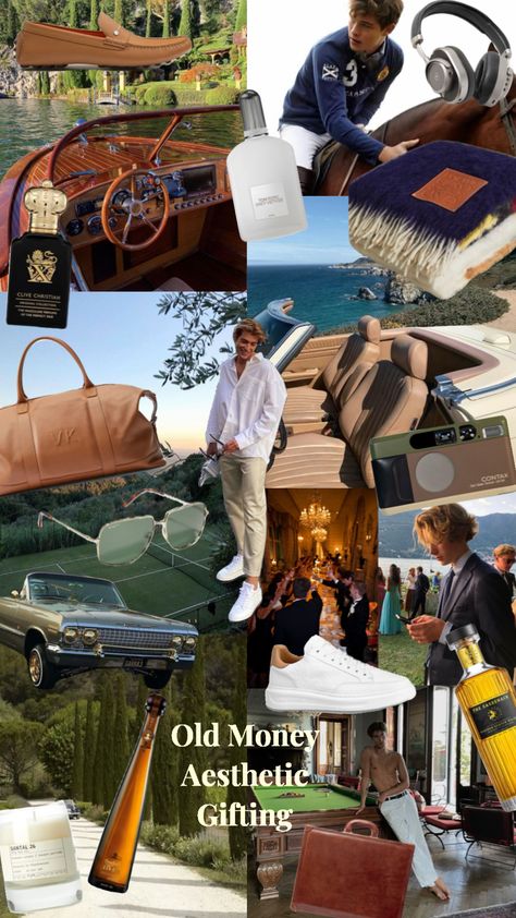 Old Money Hobbies Aesthetic, Oil Money Aesthetic, Old Money Aesthetic For Men, Old Money Activities, Old Money Gifts, Old Wealth Aesthetic Men, Old Money Hobbies, Old Momey Boy, Old Money Behavior