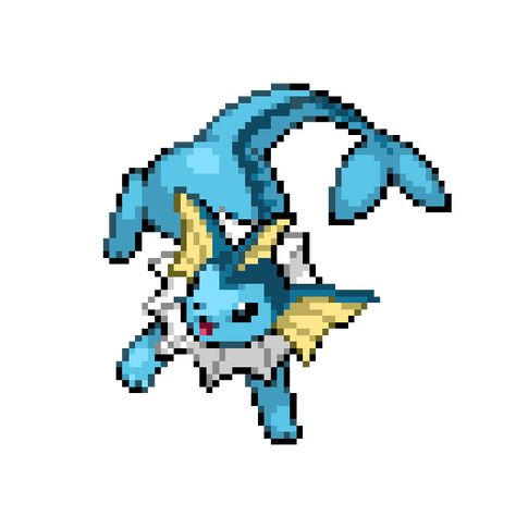 vaporeon Pixelated Pokemon, Vaporeon Icon, Vaporeon Widget, Pixel Pokemon Icon, Vaporeon Pfp Cute, Eevee Sprite, Pixel Pokemon App Icons, Vaporeon Cross Stitch, Pokemon Pixel Gif Png