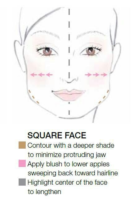 How to contour a square face shape. Description from pinterest.com. I searched for this on bing.com/images Square Face Makeup, Face Contouring Makeup, Mermaid Beauty, Ideas For Makeup, Makeup Contour, Pin Up Makeup, Eyeliner Designs, How To Contour, Round Face Makeup