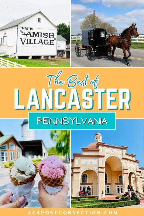 Day Trips In Pa, Amish Country Pennsylvania, American Roadtrip, Pennsylvania Travel, Usa Destinations, Adventure Ideas, East Coast Travel, East Coast Road Trip, Trip Destinations