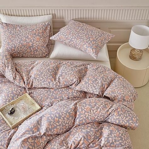 Buy EAVD Cotton Floral Duvet Cover Full White Garden Blue Floral Pattern Full Bedding Set for Girls Women Boho Floral Comforter Cover Cottagecore Aesthetic Botanical Duvet Cover with zipper Closure: Duvet Cover Sets - Amazon.com ✓ FREE DELIVERY possible on eligible purchases Girls Comforter Sets, Bed For Girls Room, Full Bedding, Girls Duvet Covers, Girls Bedding, Girls Bedding Sets, Floral Comforter, Full Bedding Sets, Full Duvet Cover