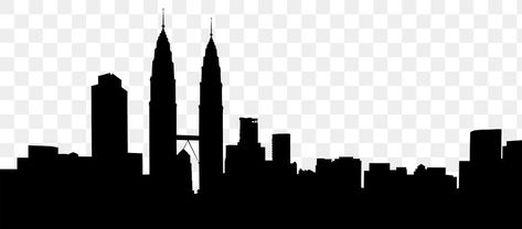 Malaysia Background, Malaysia Architecture, Tokyo City Silhouette, Malaysia Night View, Malaysia City View, Singapore Skyline Silhouette, Png Border, Kuala Lumpur City, City Vector