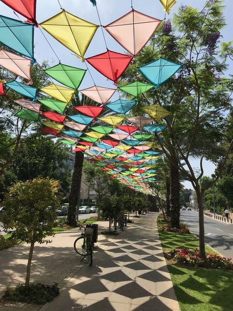 Street Decoration Ideas, Outdoor Art Area, School Ground, Pathway Decoration, Kindergarten Party, Sensory Garden, Outdoor Classroom, Bohol, Shade Structure