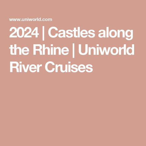 2024 | Castles along the Rhine | Uniworld River Cruises German Grand Prix, Equestrian Statue, Rhine River, Composers, Central Europe, River Cruises, City Hall, Cruises, Poets