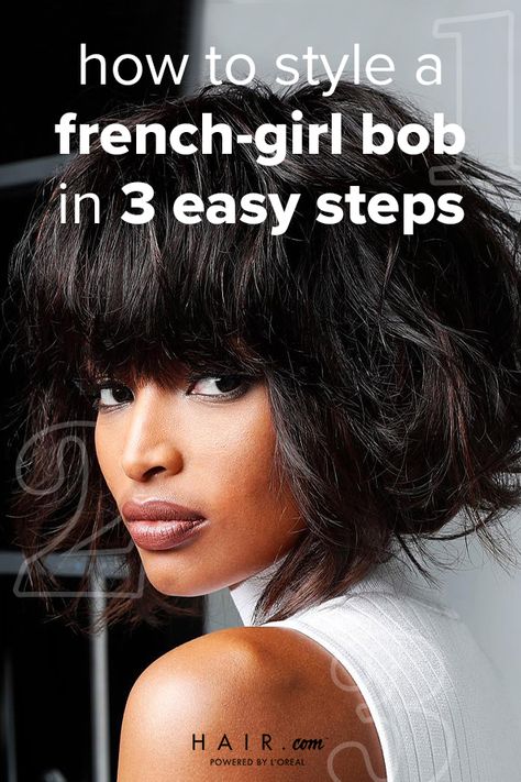 Style A French Bob, French Women Hair, French Haircut, Fine Hair Bob, French Girl Hair, Bob Haircut For Round Face, Trendy Bob Hairstyles, Bangs Bob, Bob Haircut Curly