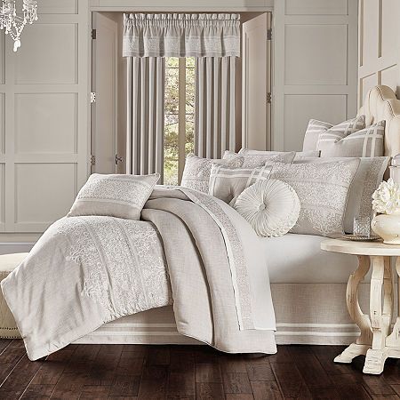 Luxury Comforter Sets, Beige Comforter, Full Comforter Sets, Linen Comforter, Embroidered Bedding, Bed Comforter Sets, Queens New York, King Comforter Sets, Queen Comforter Sets