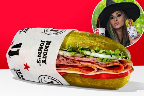 Jimmy John’s reveals the Picklewich, a sandwich with pickles as bread Sandwich With Pickles, Pickle Sandwich, Jimmy Johns, Food Inspired, Beauty Foods, Viral Trend, New York Post, Delicious Food, Pickles