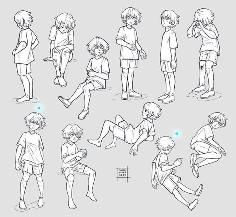 Kids Poses Drawing, Child Anatomy Reference, Children Reference Poses, How To Draw A Child, Kid Reference Drawing, Little Kid Drawing Reference, Child Drawing Reference Poses, Children Reference, Child Reference