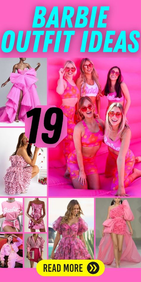 Pink Party Dress Outfit, Malibu Outfit, Pretty Pink Dresses, Pink Power Suit, Barbie Outfit Ideas, Pink Dress Outfits, Barbie Look, Diverse Fashion, Outfit Ideas Aesthetic