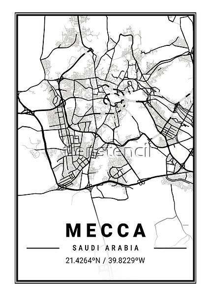 Urban Embroidery, Mecca Map, Mecca City, Landscape Plane, Saudi Style, National Day Saudi, Umrah Mubarak, City Maps Design, Famous Cities