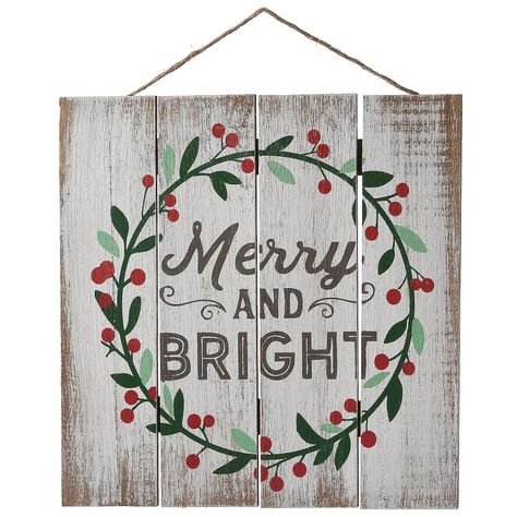 Dollar Store Christmas Decor, Christmas Plaques, Merry Bright Christmas, Dollar Store Christmas, Bright Walls, Holiday Wall Art, Indoor Christmas, Christmas Wall Decor, Christmas Wood