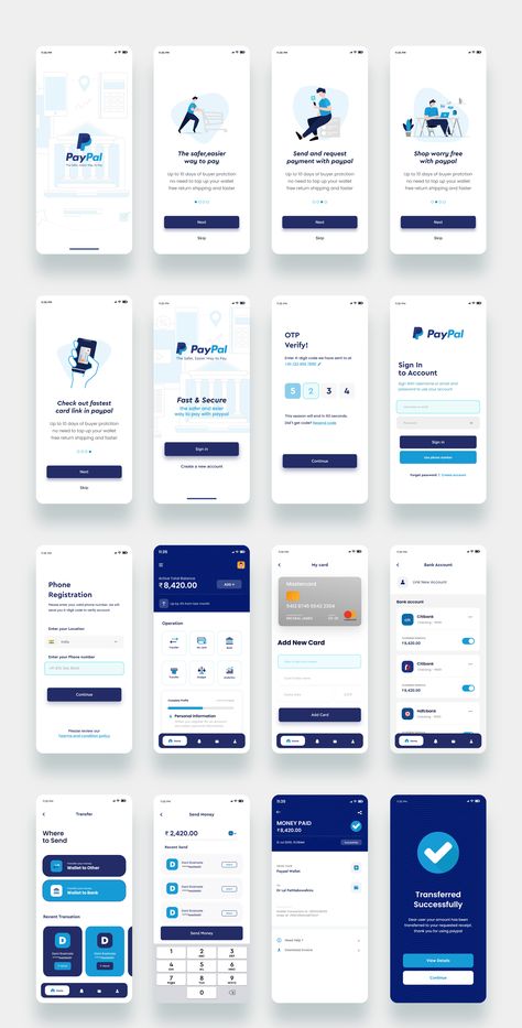 How To Design An App, App Tutorial Design, Fintech App Ui Design, Finance App Ui Design, Ui Design Web Application, Modern App Design, Ui Mobile Design, App Design Ideas, App Ui Design Inspiration