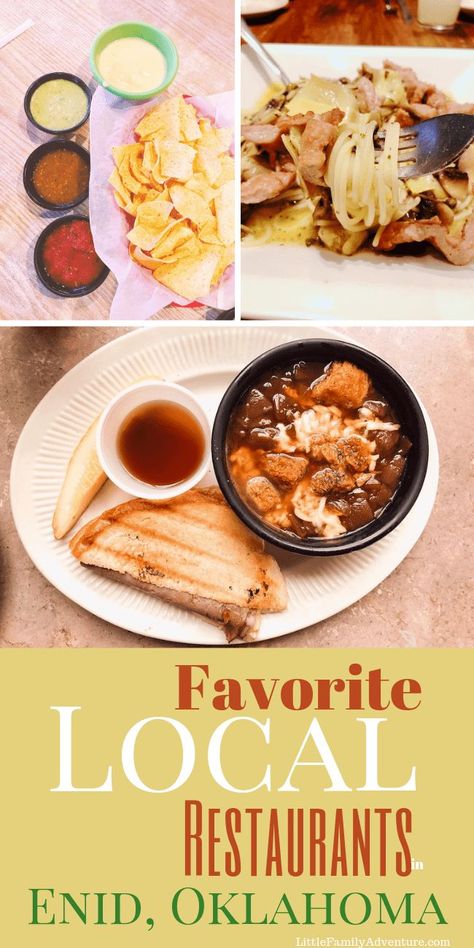 Local Eats: Restaurants in Enid OK You Should Try via @lilfamadventure Oklahoma City Things To Do, Indian Jones, Oklahoma Vacation, Enid Oklahoma, Oklahoma Travel, Walter Mitty, Us Travel Destinations, Oklahoma Sooners, Travel Pins