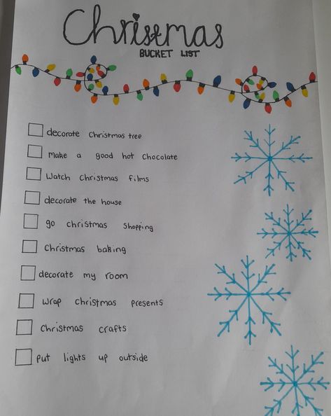 Preppy Christmas Bucket List, Stuff To Do For Christmas, Christmas Sleepovers, Things To Do On Christmas, Things To Do For Christmas, Things To Do At Christmas, Christmas Journaling, Christmas Movies List, Cute Christmas Ideas