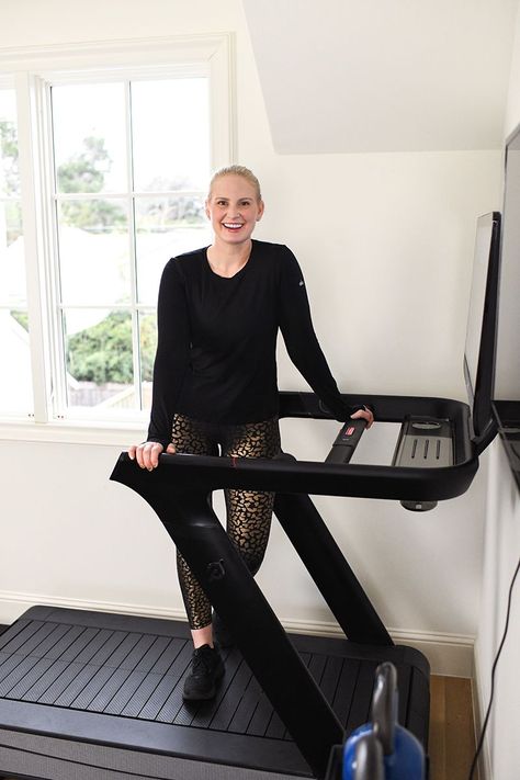 FITNESS UPDATE - HOW I'M LIKING THE PELOTON TREADMILL Peloton Treadmill, Peloton Tread, Treadmill Running, Peloton Bike, Dance Cardio, Treadmill Workout, Running On Treadmill, Gym Home, Shin Splints