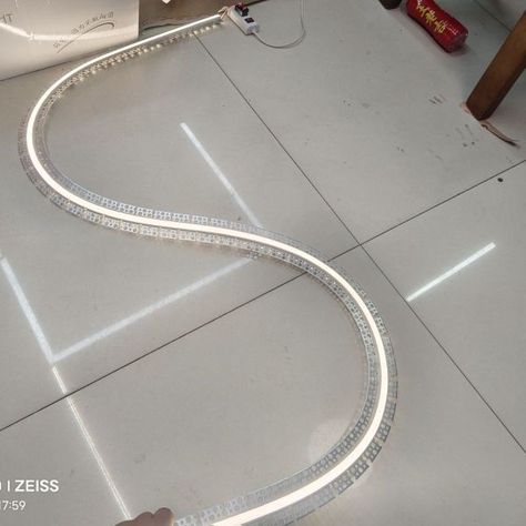 bendable drywall Led channel flexible Led Profile with silicone cover Led Aluminum Profile, Led Profile, Cove Lighting, Led Power Supply, Aluminum Extrusion, Recessed Ceiling, Led Strip Light, Linear Lighting, Strip Light