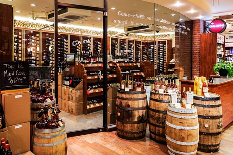 How to Conquer a Wine Shop (and Tips for Finding the Best Deals) | Wine Enthusiast Best Rye Whiskey, Wine Store Design, Wine Merchant, Italy Wine, Wine Baskets, Wine Delivery, Wine Shop, Wine Store, Bottle Shop