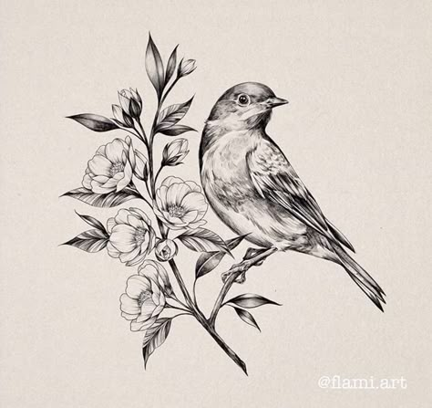 Branch Tattoo, Small Tats, Pen Art Work, Bird Sketch, Fire Tattoo, Geometric Design Art, Bird Tattoo, Birds Tattoo, Simplistic Tattoos