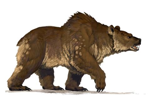 Mythological Beasts, Dinosaur Drawings, Brown Bear Art, Character Artwork, Beast Creature, Fantasy Concept, Creatures Art, Ancient Animals, Creature Artwork