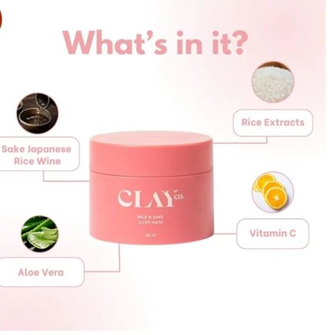 Clayco rice&sakes sleep mask(50ml) Night-time skincare essential! Clayco rice sleep mask! #japaneseskincare #veganfriendly #sulphatefree #claycoskincare #glowingskin #nightcare #skinlovers "Ready to glow? Shop now from my highlights and get 10%off Japanese Skincare Routine, Face Mask For Glowing Skin, Mask For Glowing Skin, Fermented Rice, Glowing Skin Mask, Japanese Skincare, Overnight Mask, For Glowing Skin, Sls Free Products