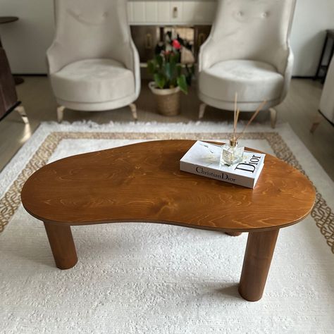 Modern Coffee Table, Oval Coffee Table, Unique Coffee Table, Coffee Table for Living Room, Scandi Coffee Table - Etsy Canada Ikea Kvistbro, Scandi Coffee Table, Mcm Coffee Table, Coffee Table Oval, Coffee Table Unique, Unfinished Wood Furniture, Cedar Table, Reclaimed Table, Coffee Table For Living Room