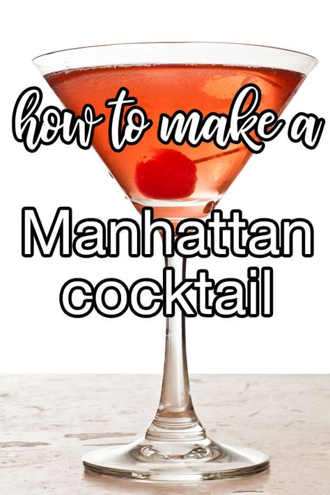 Easy Manhattan Cocktail, Manhatten Cocktail Recipes, Manhatten Cocktail, Manhattan Drink, Manhattan Cocktail Recipe, Manhattan Recipe, Manhattan Cocktail, Common Knowledge, Catering Ideas Food