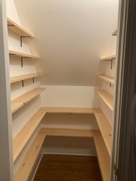 Under Stairs Cupboard Storage, Stairs Pantry, Under Stairs Pantry, Tiny Pantry, Living Room Upstairs, Closet Under Stairs, Pantry Closet Design, Pantry Inspiration, Pantry Remodel