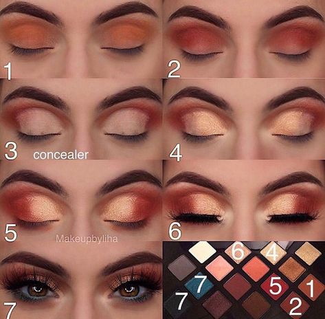 Mat Makeup, Easy Eye Makeup Tutorial, Rose Eyeshadow, Mekap Mata, Prom Eye Makeup, Eyebrow Eyeshadow, Smink Inspiration, Eye Makeup Steps, Pinterest Makeup