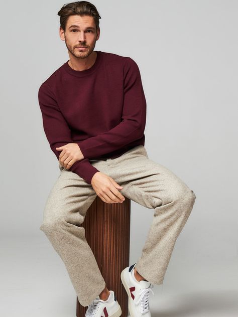 Intern Outfit Men, Men Maroon Outfit, Monochromatic Men Outfit, Soft Autumn Men Outfit, Male Therapist Outfit, Soft Autumn Outfits Men, Deep Autumn Men Outfits, Men Professional Outfit, Maroon Outfit Men