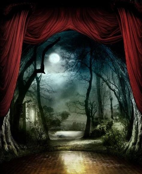 Once upon a time Conception Scénique, Night Circus, Theatre Design, Red Curtains, Gothic Steampunk, Theatre Set, Scenic Design, Stage Set, Stage Design