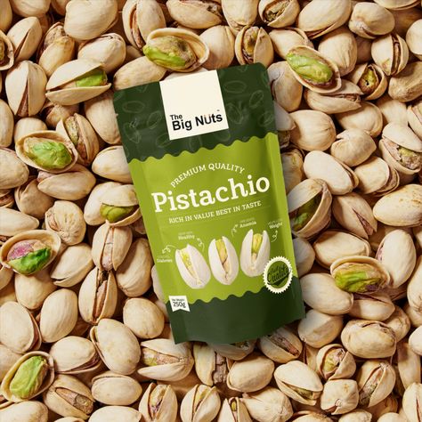 Retro Style Pistachio Packaging Design For The Big Nut Brand. Hope you like the work, don't forget to APPRECIATE, it matter's.
If you need such type of Designs, Let's Connect! Nut Packaging Design Ideas, Pistachio Packaging Design, Nuts Branding, Pistachio Packaging, Nuts Packaging Design, Nut Packaging, Nuts Design, Fruits Packaging, Nuts Packaging