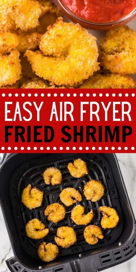 Air Fryer Cooked Shrimp Recipes, Air Fry Breaded Shrimp, Fried Shrimp Recipes Easy Air Fryer, How To Cook Shrimp In Air Fryer, Breaded Shrimp Air Fryer, Fried Shrimp In Air Fryer, Kid Friendly Shrimp Recipes, Shrimp Air Fryer Recipes, Easy Fried Shrimp