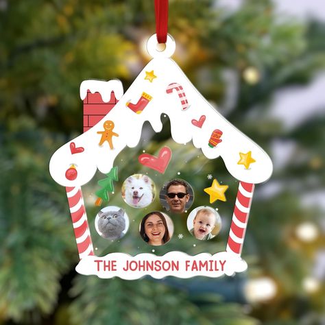 Amazon.com: 4D Shaker Personalized Family Wooden Christmas Tree Ornaments,Family Snowglobe 4D Shake Ornament,Housewarming Gift,Custom 4D Shake Ornament,3 Layers Shaker Ornament,Christmas Keepsake Ornament Style 1 : Home & Kitchen Picture Christmas Ornaments, Family Photo Gifts, Face Family, Personalized Christmas Ornaments Family, Family Christmas Ornaments, Decoration Photo, Family Ornament, Family Christmas Gifts, Photo Ornaments