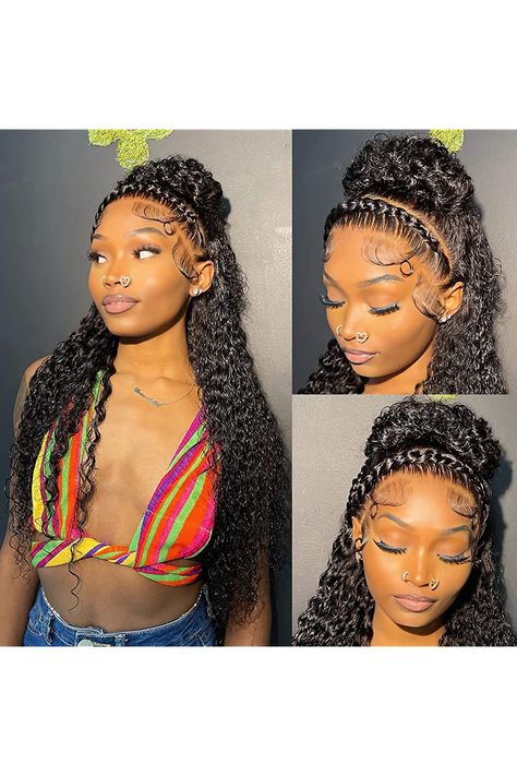 Pineapple Wave Frontal Wig, Pineapple Wave Wig, Water Wave Wig Hairstyles Black Women, Brazilian Pineapple, Curly Ponytail Weave, Wet And Wavy Wig, Wet Curls, Ponytail Weave, Curly Ponytail