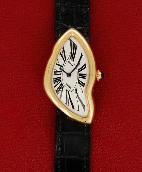 CARTIER CRASH WATCH Cartier Crash Watch, Crash Watch, Cartier Crash, Vintage Cartier Watch, Cartier Watches Women, Watch Clock, Vintage Watches Women, Cartier Watch, Womens Watches Luxury