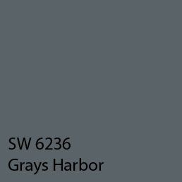 MC designs: Drapery: more than just mere curtains Sherwin Williams Grays Harbor, Sherwin Williams Grays, Vintage Beadboard, Beadboard Headboard, Grays Harbor, Zyla Colors, Sherwin Williams Gray, Loft Wall, Door Colors