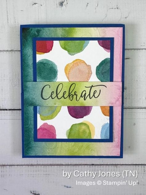 by Cathy Jones, Summer One-for-One Card Swap, Stampin Up, 1 of 2 Masculine Cards Handmade, Designer Paper Cards, Friends For Life, Unique Greeting Cards, Craft Club, Heartfelt Creations, Fancy Folds, Stamping Up Cards, My Summer