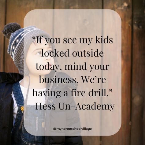 Emergency preparedness is an awesome lesson!  Do some lessons on what happens in an earthquake or a fire to get your kids engaged and active!

#homeschooltips #lessonideas #homeschooling #quotes #homeschoolquotes #homeschoolfunny #jokes #iylyl #funny #foryoupage Homeschooling Quotes, Homeschool Humor, Homeschool Quotes, Fire Drill, Emergency Preparedness, A Fire, Funny, Quotes