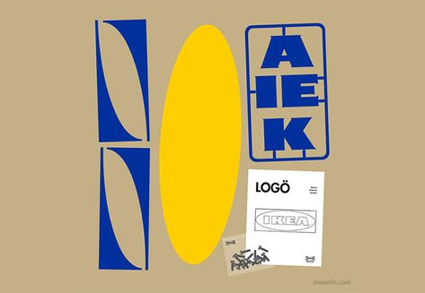 Branding Yourself, Ikea Logo, Guerrilla Marketing, Ikea Design, Product Branding, Branding Corporate, Popular Logos, Typography Branding, Branding Typography