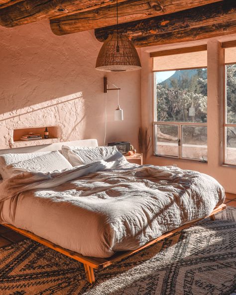 Shop your room after a stay at the Joshua Tree House—here you'll find so many of our favorite home goods! Joshua Tree House, Desert Living, Desert Homes, Wooden Beams, Joshua Tree, Furniture Shop, Tree House, Decorating Your Home, Beams